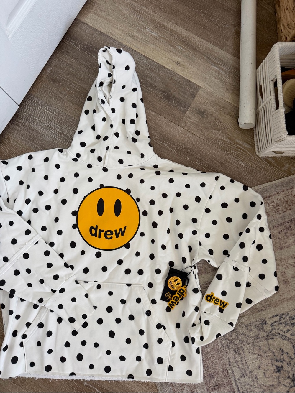 Polka Dot Drew House Distressed Hoodie